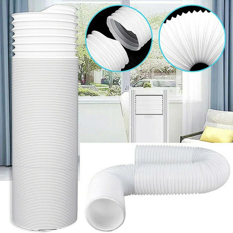 130/150mm Ventilator Pipe Universal Flexible Tube Air Ventilation Pipe Hose Air Conditioner Exhaust Duct Air System Vent 1.5/2m