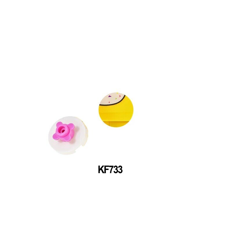 KF6160 KF6122 KF6121 KF6071บล็อกตัวต่อ Anime Series Mini FNAF ฝันร้าย Cupcake สีชมพู Foxy Spintraft สำหรับของเล่นเด็ก