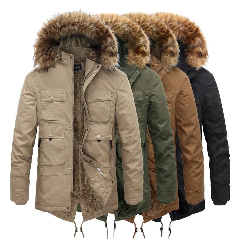 Chaqueta de moda Para Hombre, abrigo térmico de algodón con calefacción eléctrica, Ropa Para Otoño e Invierno