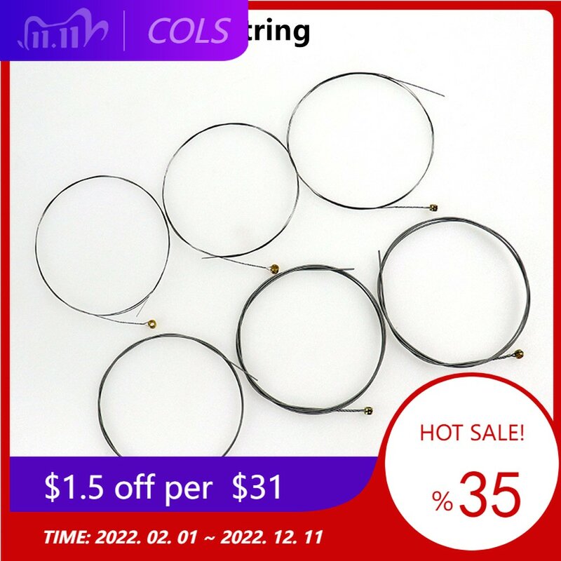 6pcs/set Electric Guitar Strings Replacement Steel String Corrosion Resistance Durable Musical Instrument Guitar Part Accessory