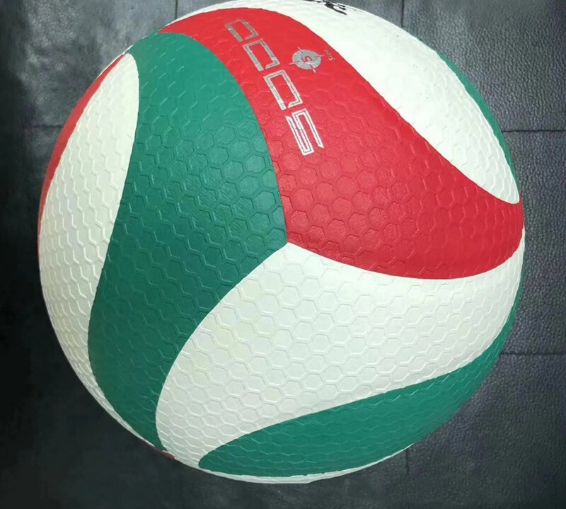 Pelota de voleibol profesional de cuero PU de alta calidad, pelota de voleibol de playa estándar para competición de entrenamiento en interiores y exteriores