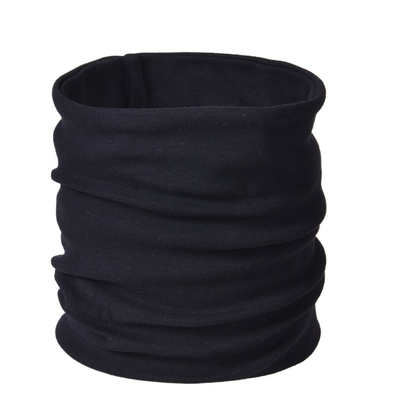 Bufanda de protección contra el frío de doble capa para hombre, pañuelo suave para mantener el calor, para montar al aire libre, Unisex
