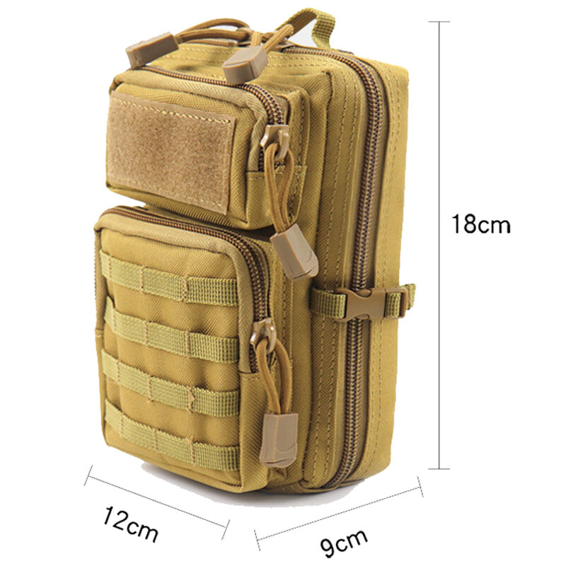 Тактическая многофункциональная сумка-Кобура, военная поясная сумка на бедро Molle, кошелек, ранцы для кемпинга, походов, охоты