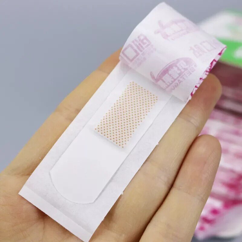 160pcs /lot  Simple Band-aid Transparent Waterproof Breathable Hemostatic wounds Adhesive Bandage First Aid Emergency Kit