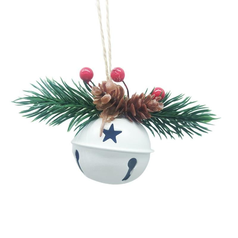 Christmas Bells Tree Hanging Ornament Metal Jingle Bells for Christmas Decors