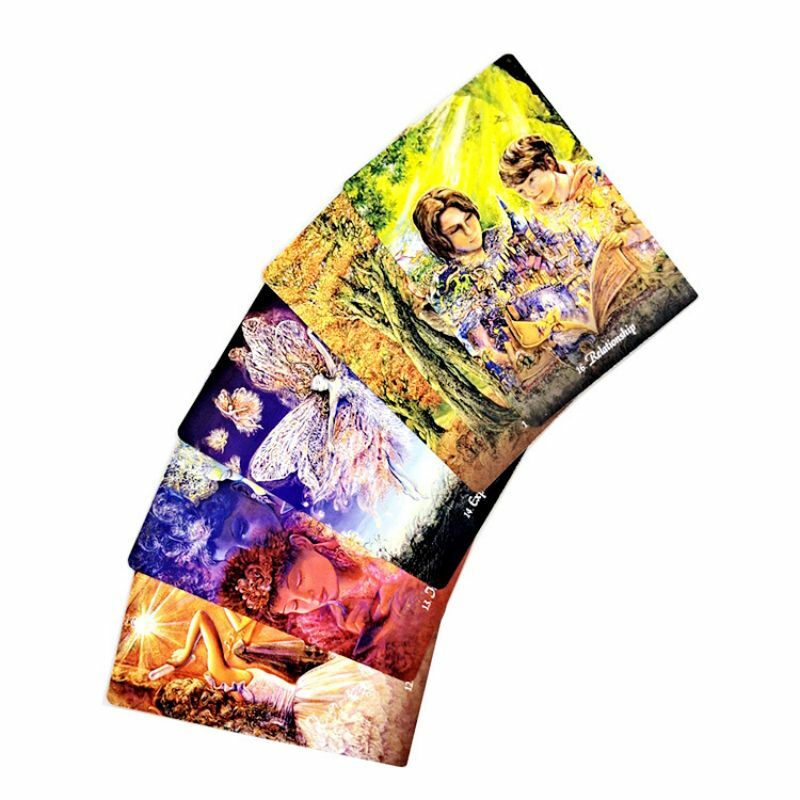 55-card deck em inglês gratidão oracle cartões colorido série de óleo estilo design crianças festa de férias adivinhação jogo de tabuleiro