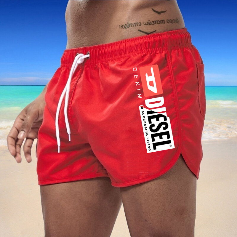 Роскошные быстросохнущие летние мужские пляжные шорты с принтом, трусы для мужчин, плавки, Шорты для плавания, пляжная одежда для мужчин
