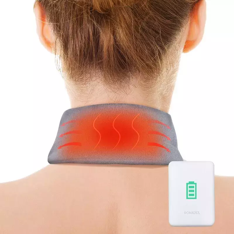 Écharpe chauffante pour soulager la douleur au cou, Rechargeable par USB, 3 vitesses réglables, chauffage rapide, cadeau pour femmes et mères