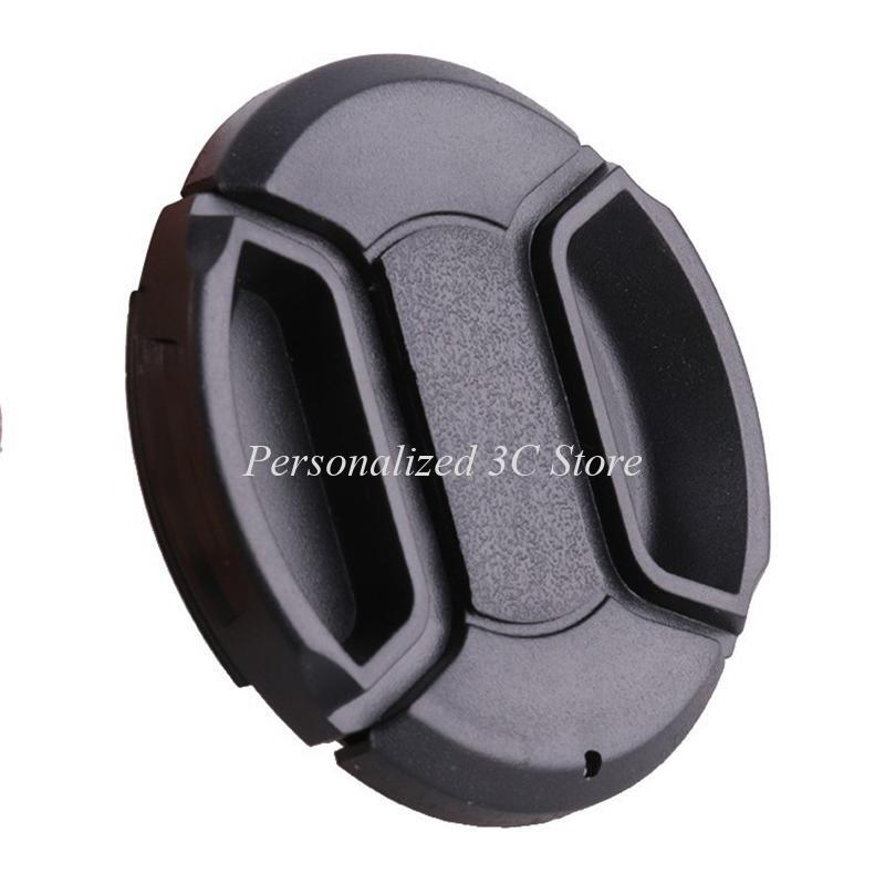 37 43 46 49 52 55 58 62 67 72 77 82mm Center Pinch Snap-On Cap Cover Lens Cap for Canon/nikon Lens Cover with Anti-Lost Rope