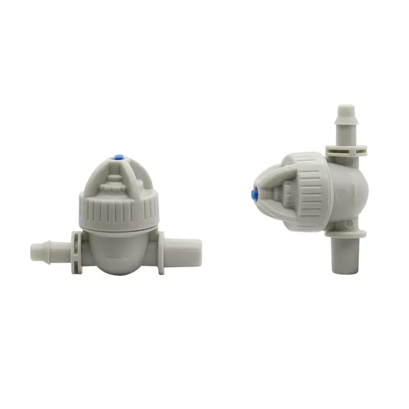 7.5mm Garden Nozzle Connector Prevent leak valve Agriculture Garden Lawn Irrigation Pipe Fittings 4/7mm Hose 100 Pcs