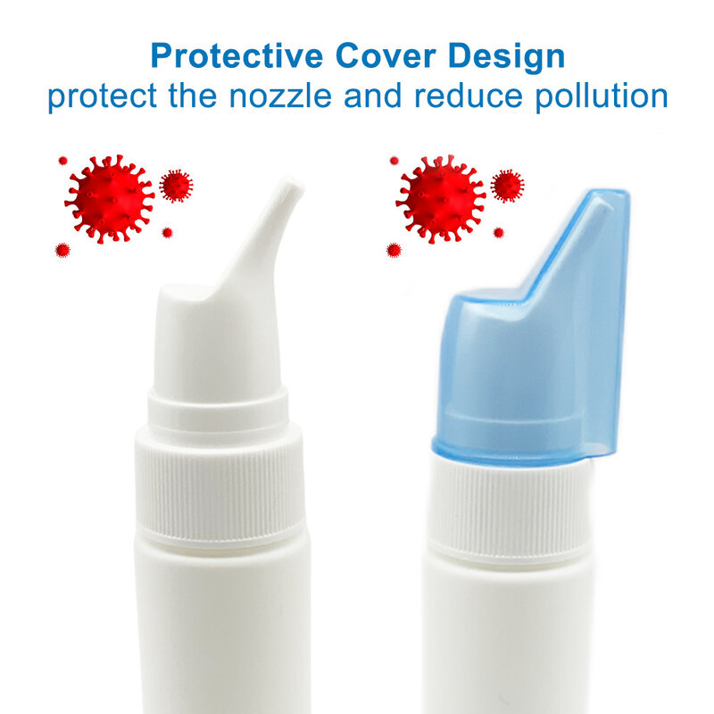 Irrigatore nasale detergente per naso bottiglia Spray bottiglia d'acqua atomizzatore a nebbia Fine contenitore vuoto liquido portatile da viaggio ricaricabile