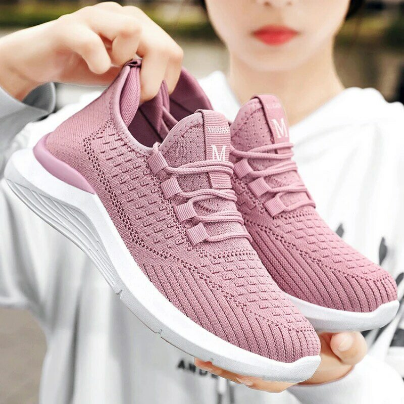 Shoes Women's 2022 Spring New Large Size Breathable Running Shoes Casual Shoes Casual Fashion Sports Shoes Outdoor Sports Shoes