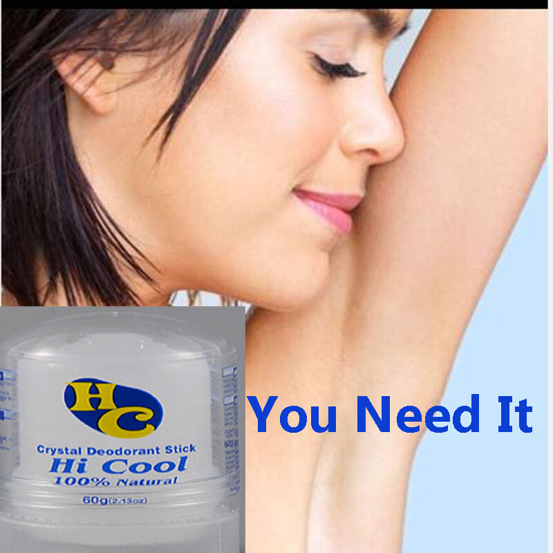 Deodorante antitraspirante in alluminio deodorante per la cura del corpo in pietra antitraspirante sotto le ascelle in cristallo