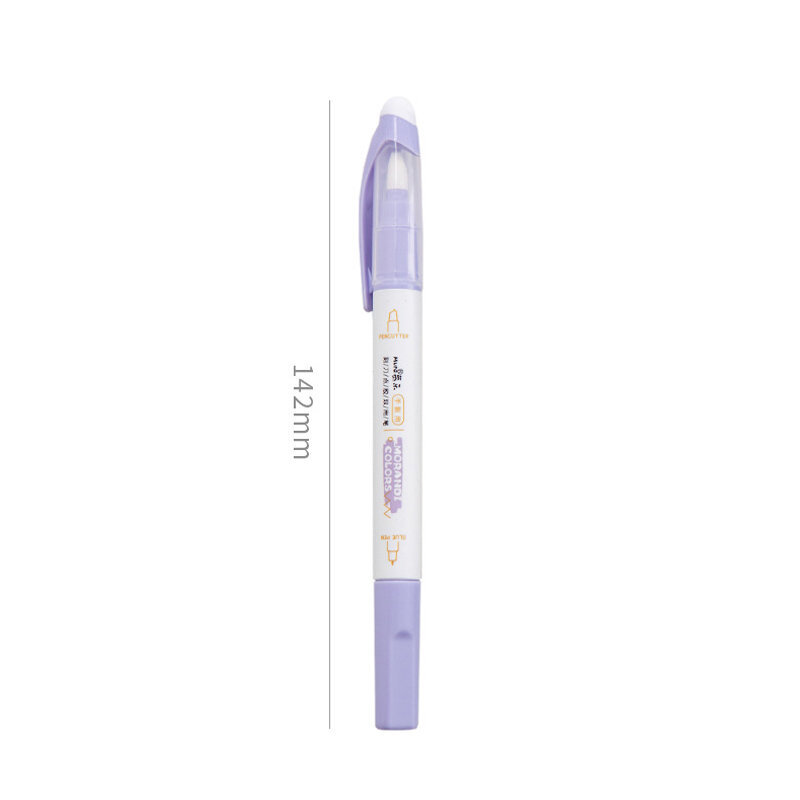 2In 1 Art Ceramic Knife+Glue Pen Dot Liner Color Box Knife Pen for Scrapbooking Crafts Decor Precision Sticker Washi Tape Cutter