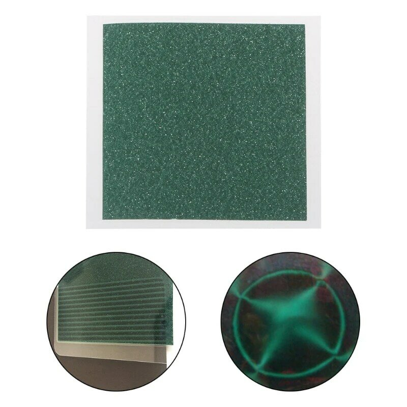 1 pz visualizzatore di campo magnetico verde scuro visualizzatore di campo magnetico modello Display membrana rivelatore di carte magnetiche 25*50mm 50mm * 75mm