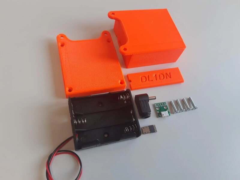 Kit da caixa da bateria externa do transceptor de tr usdx usdx por david dl1dn
