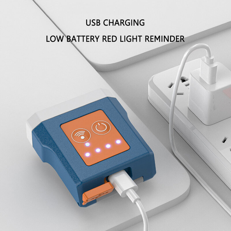 COB LED Cảm Ứng Nắp Kẹp Sáng Chống Nước USB Sạc Mini Đầu Mẫu Dành Cho Cắm Trại Ngoài Trời Câu Cá