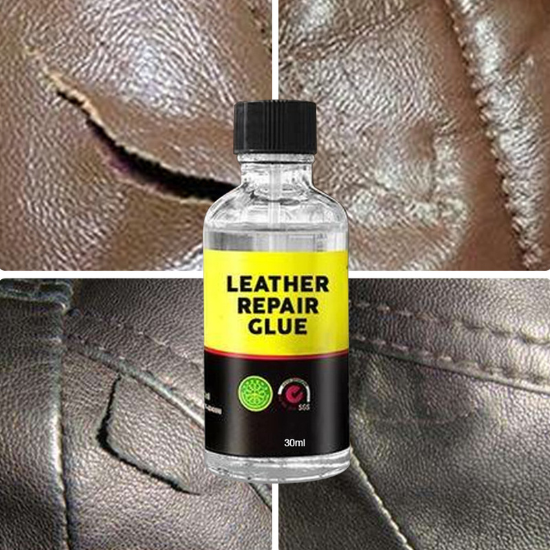 Universal Leather Repair Glue 50/30ml Car Seat Household Sofa Bags Shoes Quick Repair Fluid Car Maintenance Adhesive Glue