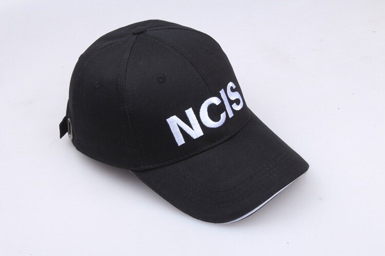 Unisex agenci NCIS czapki z daszkiem z literami mężczyźni kobiety czarnej haftowanej bawełna Snapback regulowane czapki lato na świeże powietrze słońce tata kapelusz Chapeau