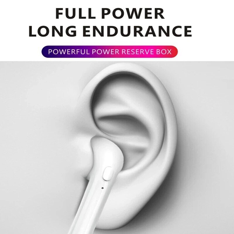 TWS Drahtlose Kopfhörer Kopfhörer Bluetooth-kompatibel 5,0 Wasserdicht Headset mit Mic für Xiaomi iPhone Ohrhörer