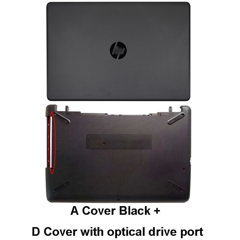 HP 15-BS 15T-BS 15-BW 15Z-BW 250 G6 255 LCD 뒷면 커버/전면 베젤/경첩/손목 받침대/하단 쉘용 새 노트북 케이스