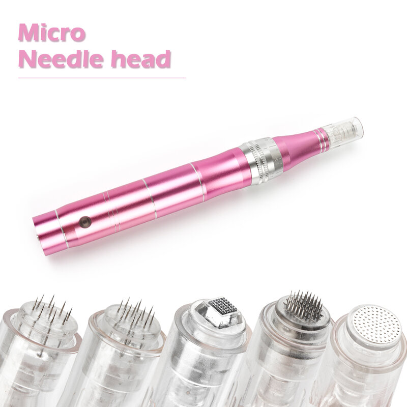 Dr Pen-cartucho de agujas con puerto de tornillo para Derma Pen Nano, cabezal de repuesto de microaguja de 9, 12 y 36 Pines, 10 y 50 piezas