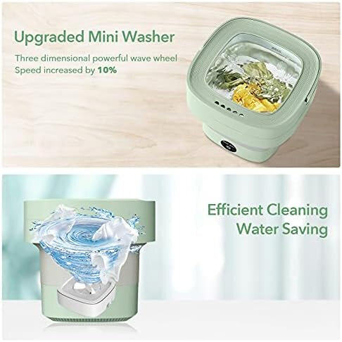 Waschmaschine mit effektiver Steri-Lizing-Funktion-faltbare Mini-Waschmaschine für Baby kleidung, Unterwäsche oder kleine Gegenstände, sui