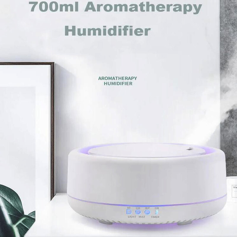 Luchtbevochtiger Aromatherapie Geur Olie Diffuser Diffusor Grote Capaciteit Ultra-Stille 1200/700Ml Met 7 Kleur Led verlichting Thuis