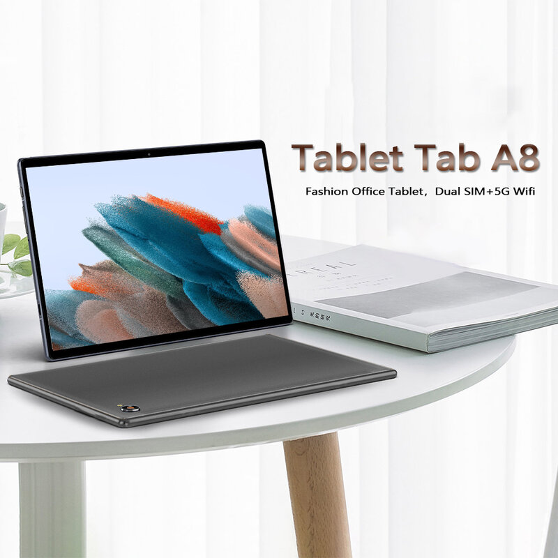 2022 globale Firmware Tab A8 Android Tablet 12GB 512GB Unterstützung Dual Wifi SIM Karte 5G Netzwerk 10 zoll Tabletten 8800mAH Tablet PC