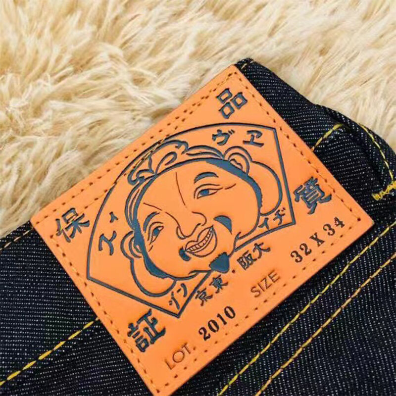 Pantalones vaqueros con estampado de gaviota pequeña para hombre, Jeans largos y rectos de estilo Retro japonés Y2k de alta calidad, estilo Hip Hop, 2021