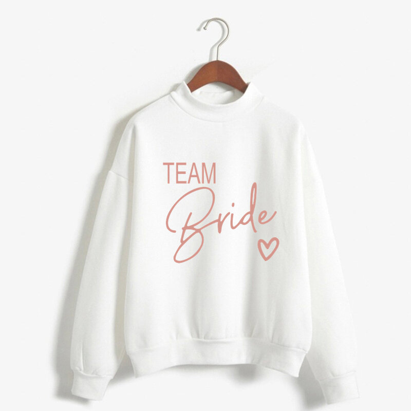 BRIDE Printed Women's Sweatshirt Sweet Round Neck Pullover Thick Autumn Women's Bride Team G001
