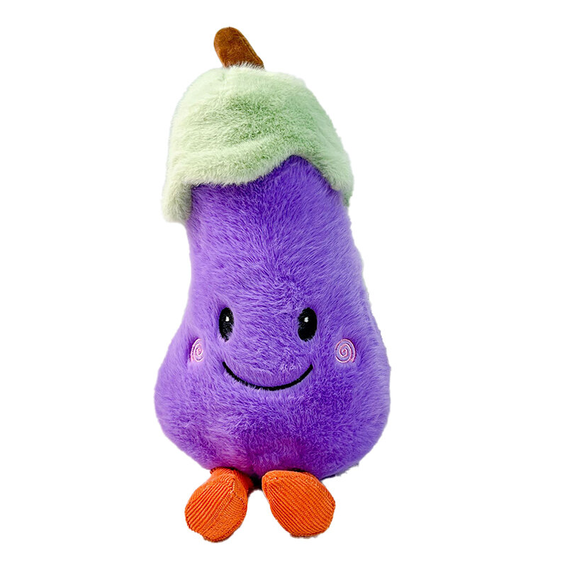 Cute Quality Vegetables and Fruit Doll Plush Toys Eggplasia Strawberry Carrot Lady Car Lambon Decoration Children Surprise Gifts