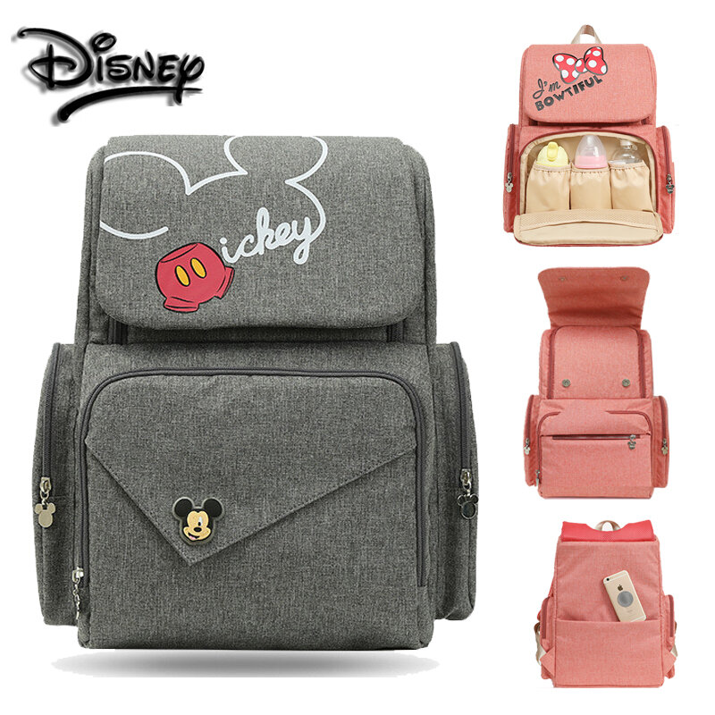 Модные сумки для мамы Disney, многофункциональный рюкзак для подгузников, сухая сумка для младенцев, сумка для младенцев, сумка для младенцев с...