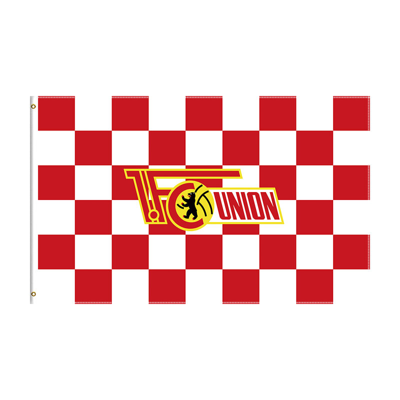 90x150cm FC Union Berlin Bandera de poliéster impreso equipo de fútbol para Decoración