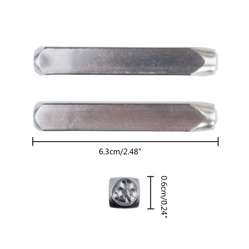 Animal flor metal perfurador carimbo ferramenta de imprensa aço tag stamping para impressão em metal jóias couro madeira