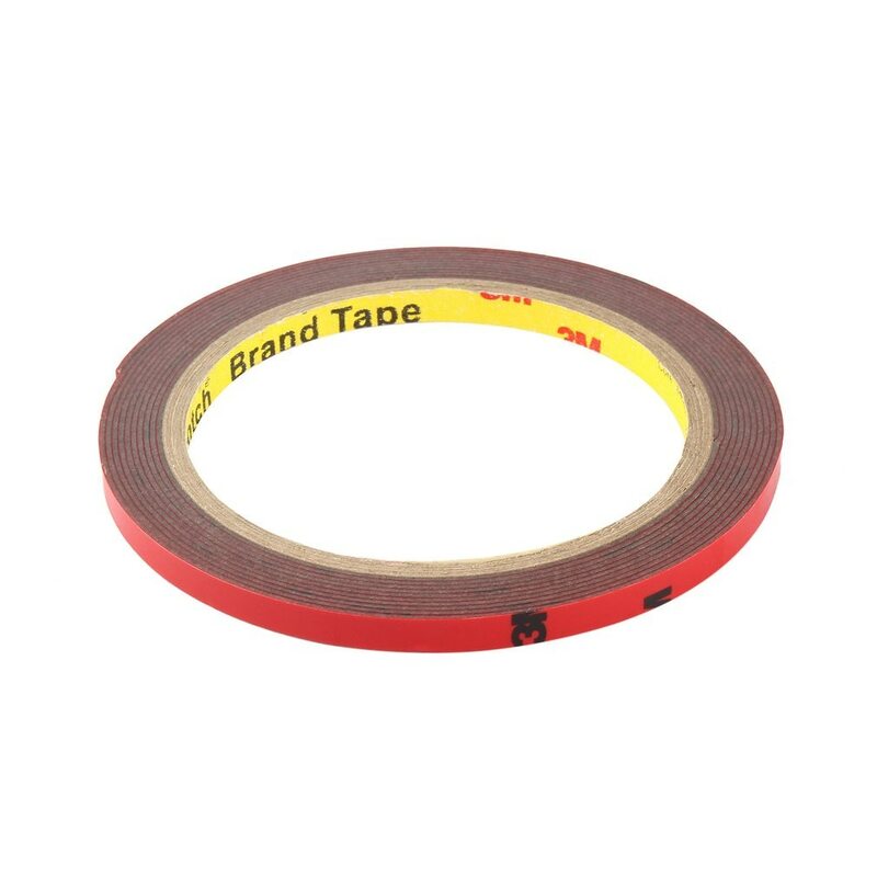 Red Acrylic Home Practical 3 M Auto Truck Car Acrylic Foam Double Sided Attachment Tape Adhesive 10mm Width Glue Sticker