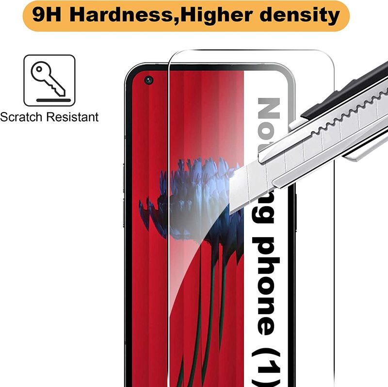 2/4Pcs Tempered Glass For Nothing Phone (1) Screen Protector Glass Film