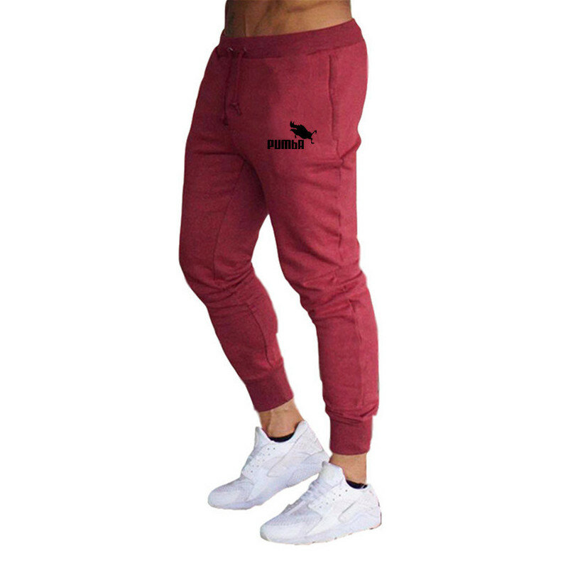 Calça de treino casual masculina com printed de marca, calça fitness de alta qualidade, ideal para corrida, hip hop, novo modelo 2022 s-3