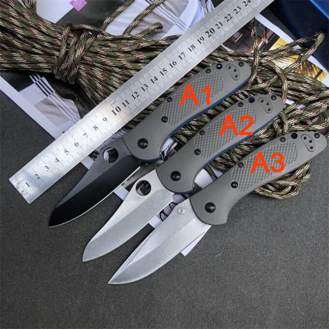 D2 Blade Benchmade 550 nóż taktyczny składany nylonowy uchwyt z włókna szklanego odkryty Camping bezpieczeństwo kieszeń wojskowe noże narzędzie EDC