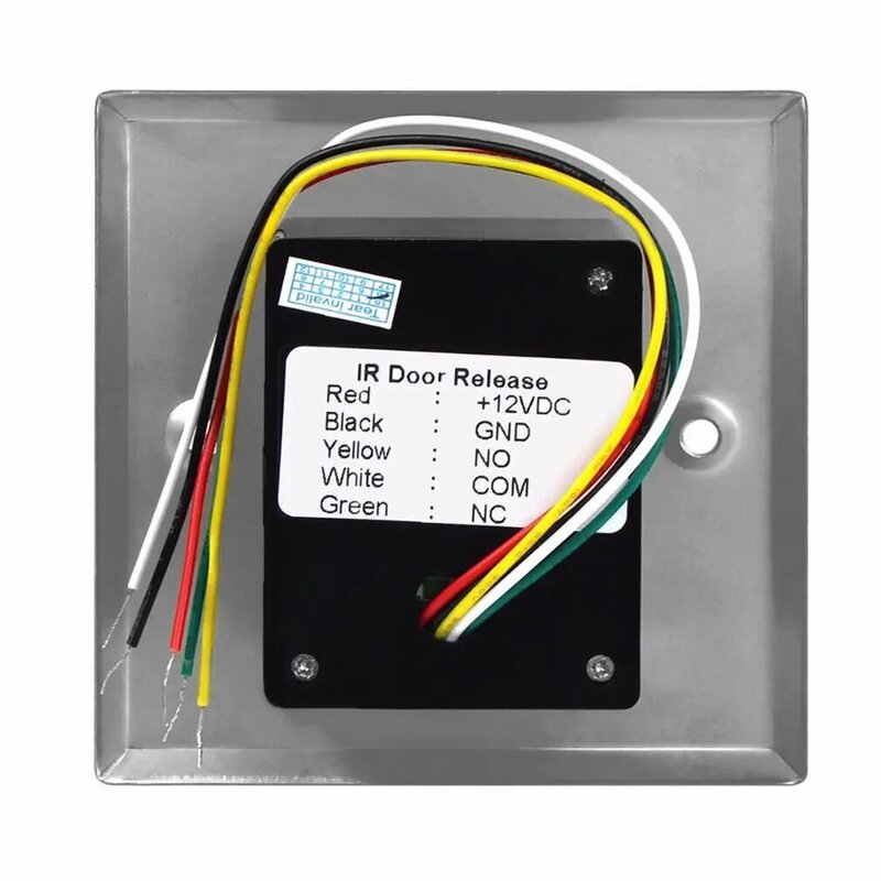No  Sensor Exit Switch Induction Type Inductive Exit Release Button Switch Access Control DC12V With LED Indicator Light