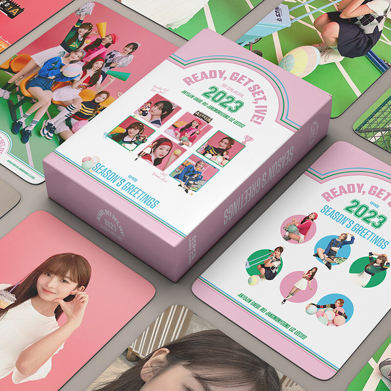 54 pçs/set Kpop IVE LOVE DIVE ONZE Lomo Cards Impressão Photocard Cartão Postal Moda Bonito Fãs Presente