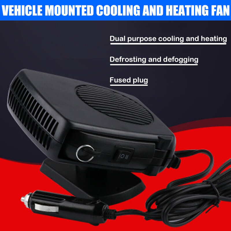 Chauffage Auto Portable 2 en 1 pour voiture, fonction de chauffage/refroidissement, pour pare-brise, alimentation d'hiver, GRSA889