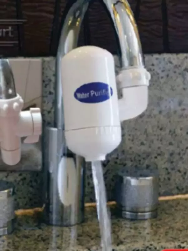 Filter Air Pembersih Air Alkali Ionizer untuk Dapur Rumah Tangga Sistem Filter Pengolahan Air Keran Menghilangkan 99% Kontaminan