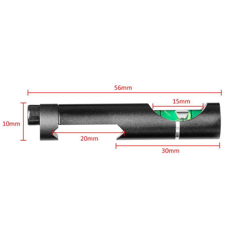 Supporto per cannocchiale Anti-sopraelevazione livella a bolla per attacco per cannocchiale tattico Picatinny da 11/20MM accessori per la caccia
