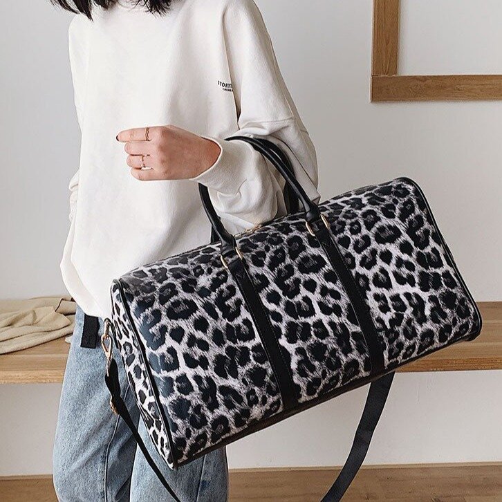 Yilia – sac de voyage imprimé léopard, sac de voyage court, grande capacité, fourre-tout, nouvelle collection 2022