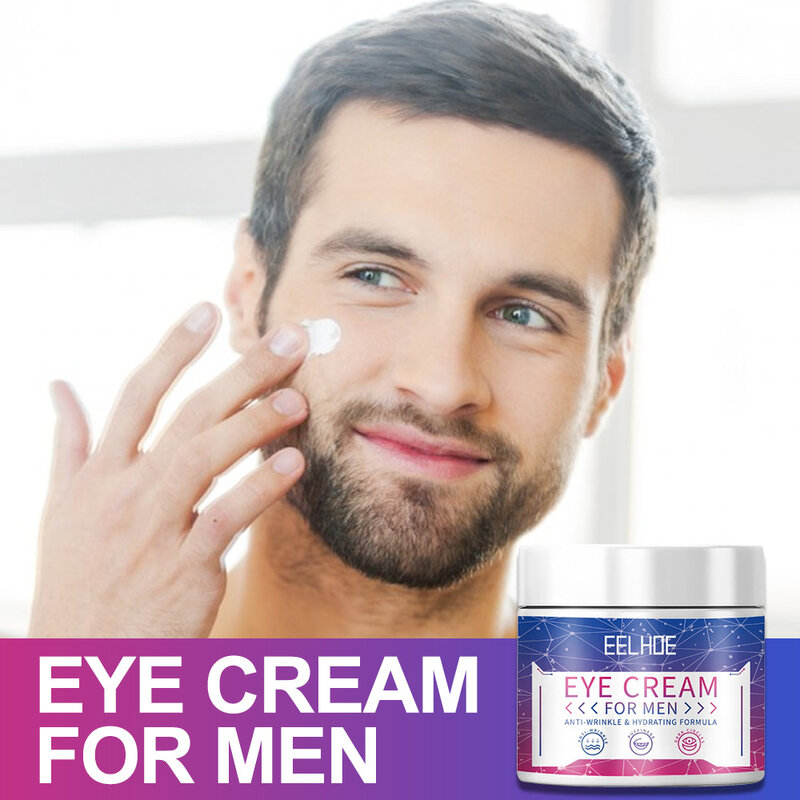 Mężczyźni przeciwzmarszczkowy krem pod oczy ujędrniający skórę pod oczami pielęgnacja koreański Anti-Aging nawilżający żel pod oczy na ciemne koła opuchlizna cienkie linie oko