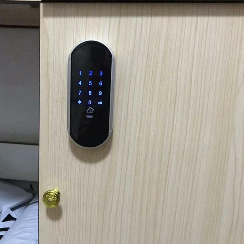 Cerradura de puerta electrónica inteligente, dispositivo de cierre inductivo con contraseña, para Sauna, gimnasio, armario