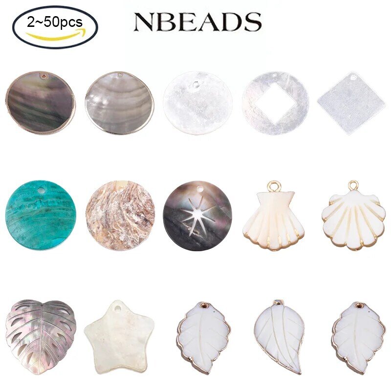 Colgantes de concha de Capiz de 2-50 piezas, blancos redondos planos de 20 ~ 20,5x0,5 ~ 1,5mm, collares para hacer joyas DIY