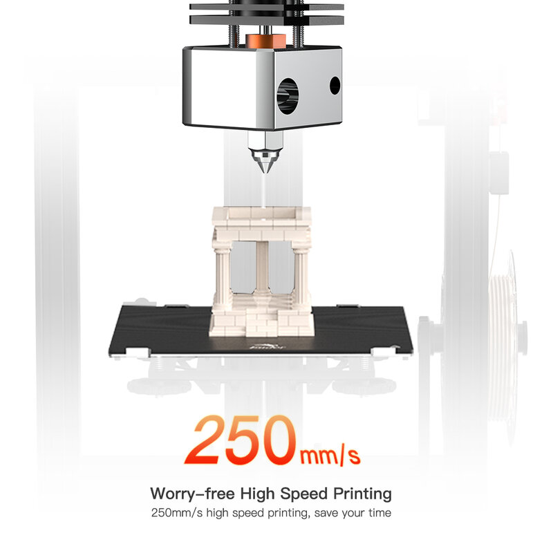 CREALITY 3D Spider Suhu Tinggi Kecepatan Hotend Kit Mencapai 300 ℃/500 ℃ Memilih untuk Ender-3/Ender-3Pro/Ender-3 V2/Ender-6 Printer