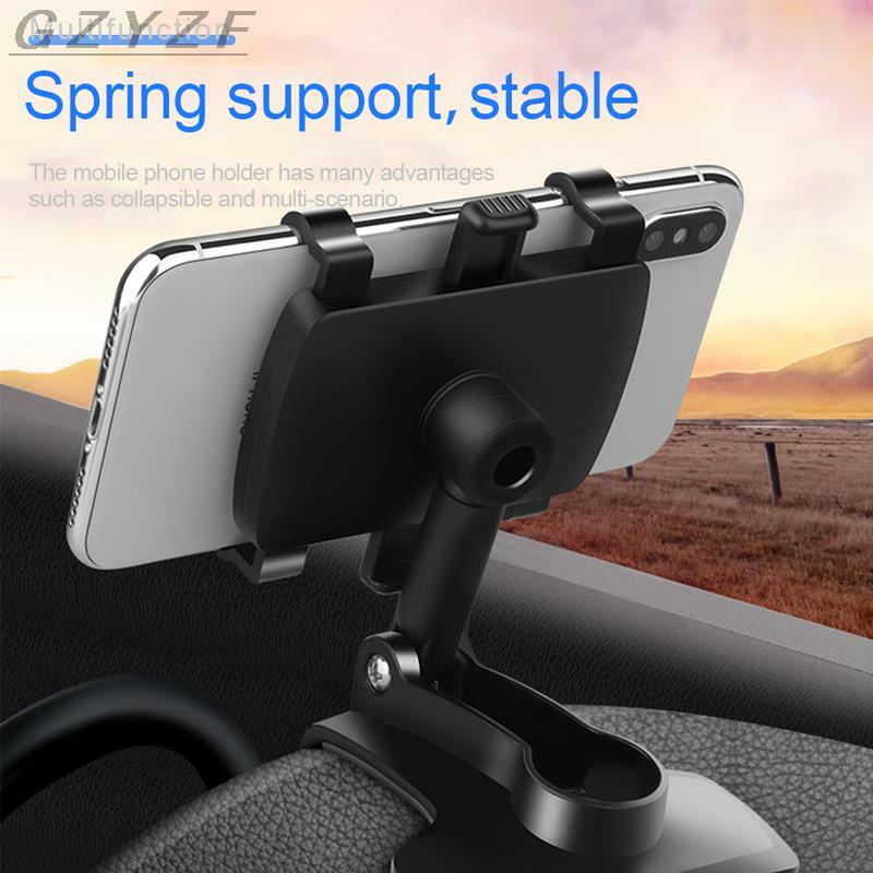 360 stopni uchwyt samochodowy telefon do wszystkich smartfonów stoi stojak samochodowy Dashboard wsparcie dla Auto Grip telefon komórkowy podpora stała